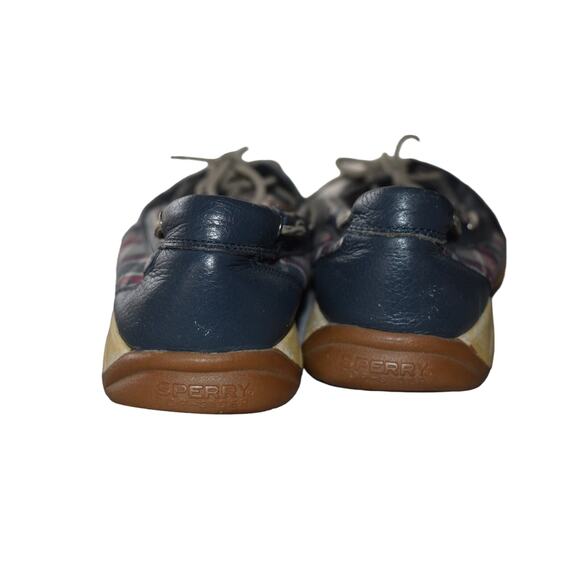Sperry Top Sider Navy Blue Plaid Size 10 - Picture 4 of 5
